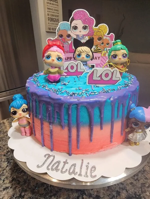 Custom LOL Birthday Cake